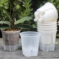 Pot auto-arrosant, pot à eau au fond, pot pour orchidées, pots à fleurs pour plantes, pot de jardin, pot paresseux, pot respirant pour racines d'orchidées 4
