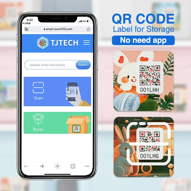 QRCodeLabels3DStructureScannableStickersforStorageBinsMoving