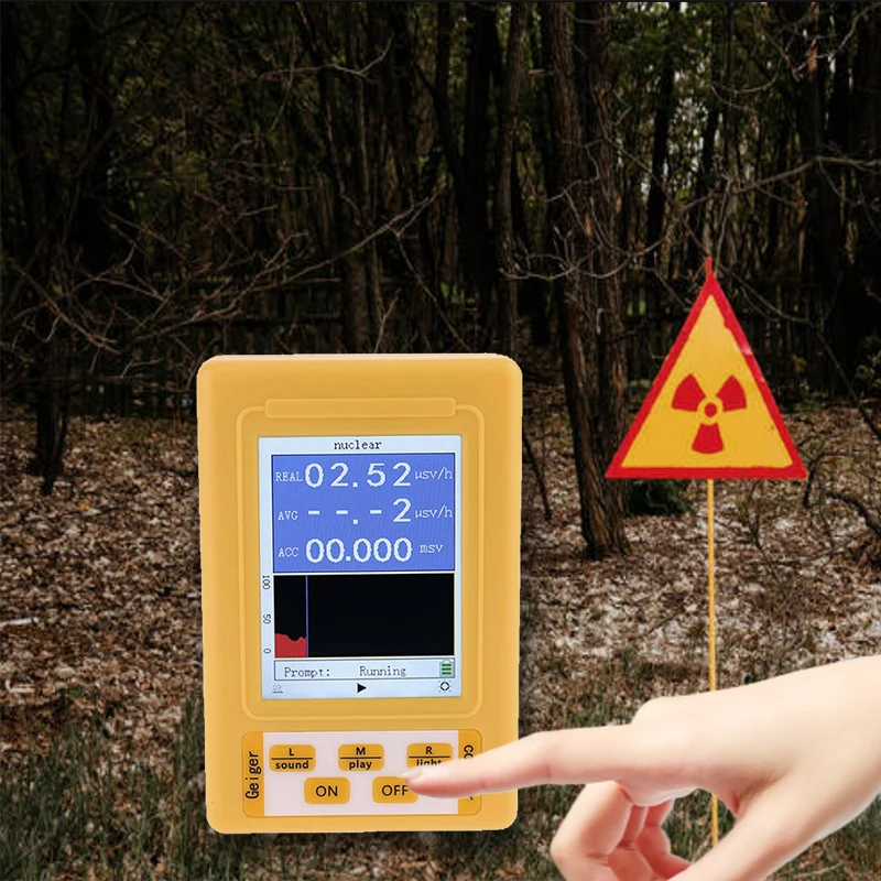 BR-9A/9B/9C/BR-6 LCD Display Radiation Detector Multifunctional Radiation Detector Dosimeter Monitor Tester EMF Meter radiation detector emf meter tester