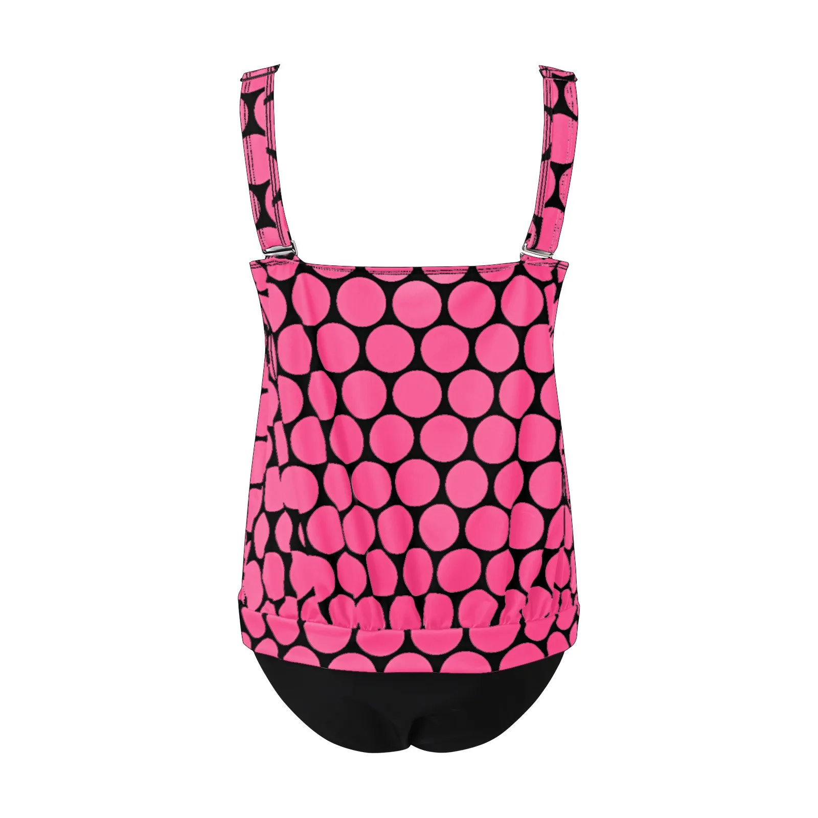Summer Plus Size Women High Waist Retro Print Ruched Tankinis Set Swimwear Sling Beachwear Monokini,women swimsuit,women two piece sets
