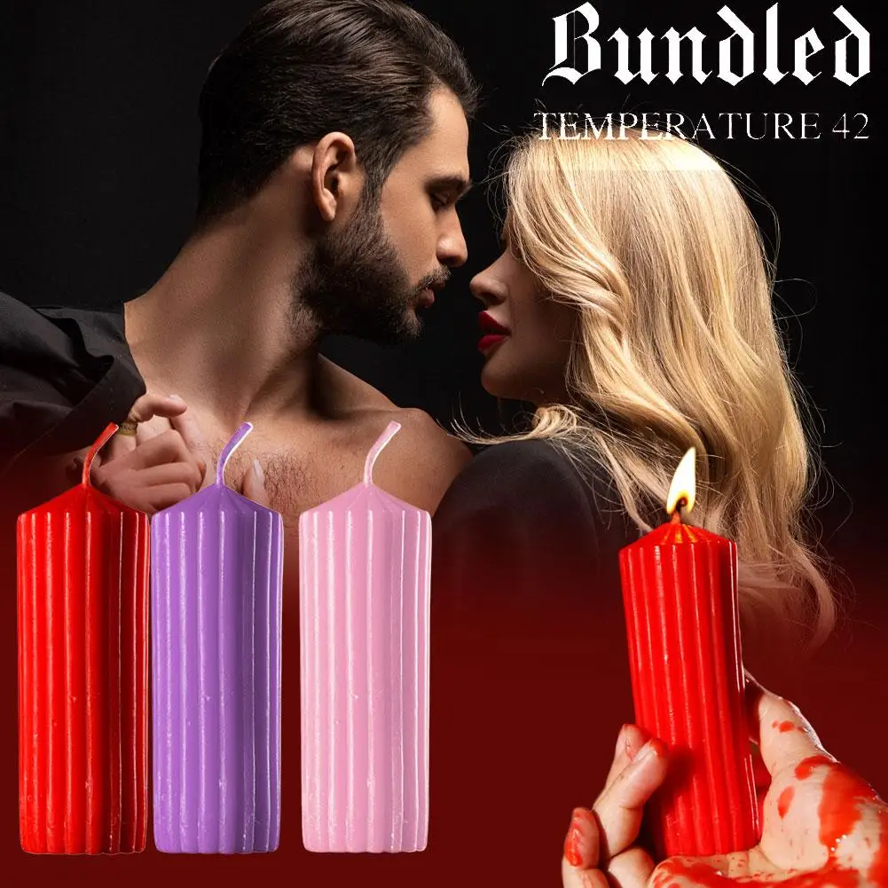 1PCS NEW Sexy Low Temperature Drip Candles BDSM Erotic Sex Toys Wax for Adult Couple Foreplay Flirting Toys No Skin Damage