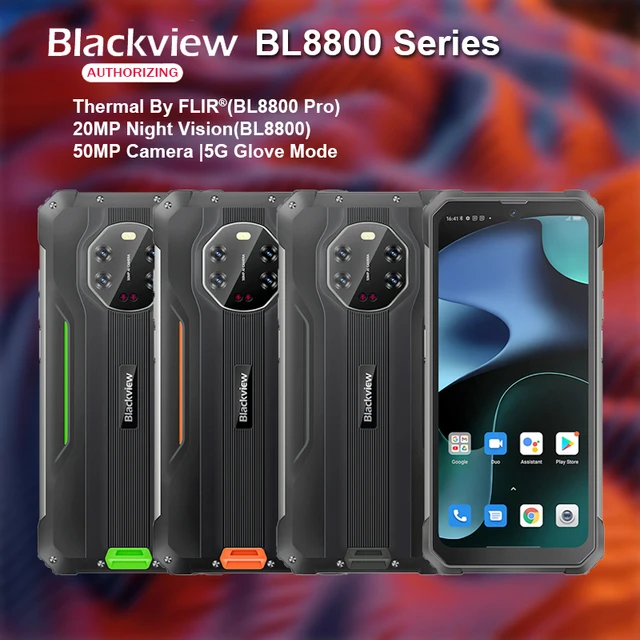 Blackview BL8800 Pro 5G Rugged Phone Thermal Imaging 50MP Camera ...