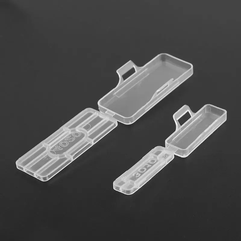 50pcs 방수 투명 케이블 사인 카드 라벨 디스플레이 식별 상자 DropShipping