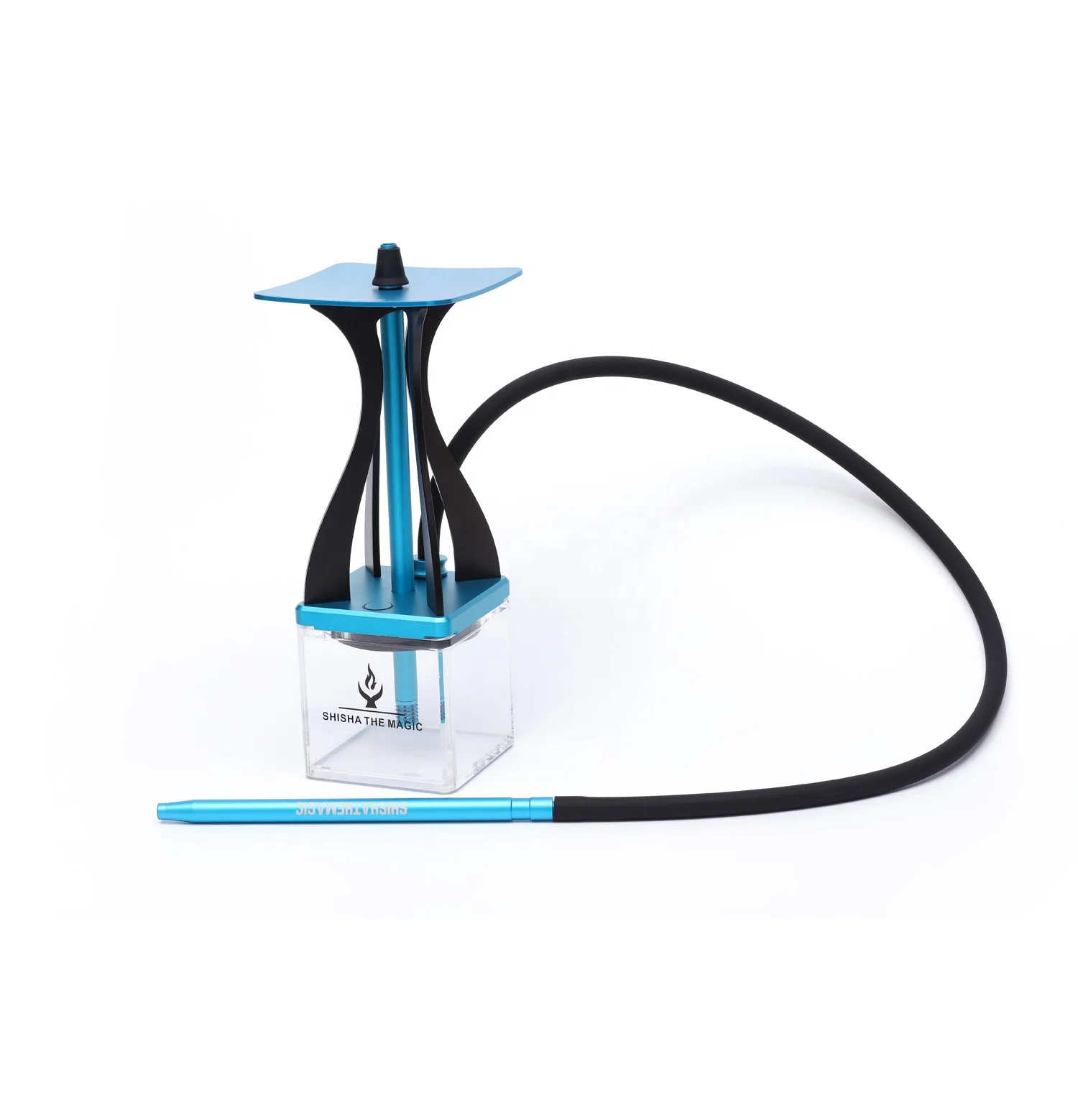 Sheesha 시샤 실리콘 호스 파이프 파티 선물용, 아크릴 커스텀 물 담뱃대 도매