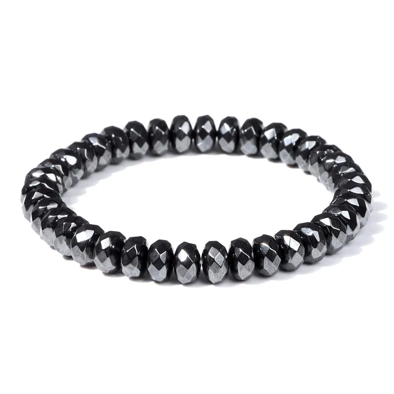 Bracciale Con Perline Di Emate A Forma Di Cuore D'amore Per La Perda Di Peso Uomo Donna Guarigione Protezione Dell'energia Porta Gioielli Intrecciati Con Pietre Preziose Della Fortuna - Foto 2