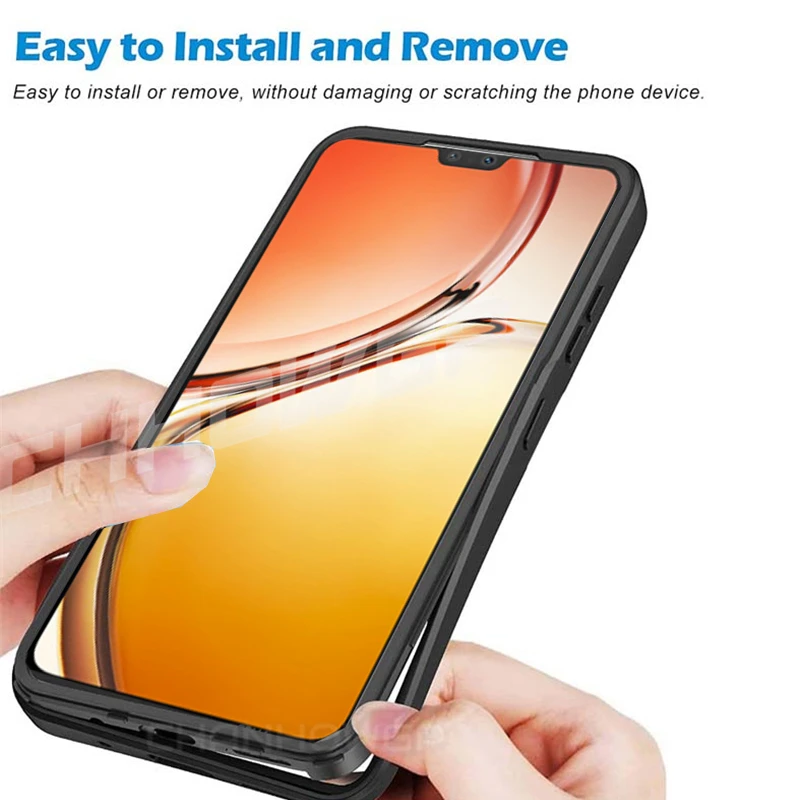 Funda rígida de doble pantalla frontal suave 360 para Vivo V23 Y20 Y20S Y20s Y20i Y12S Y55 Y75 Y76S 5G a prueba de golpes doble transparente_voghion.com