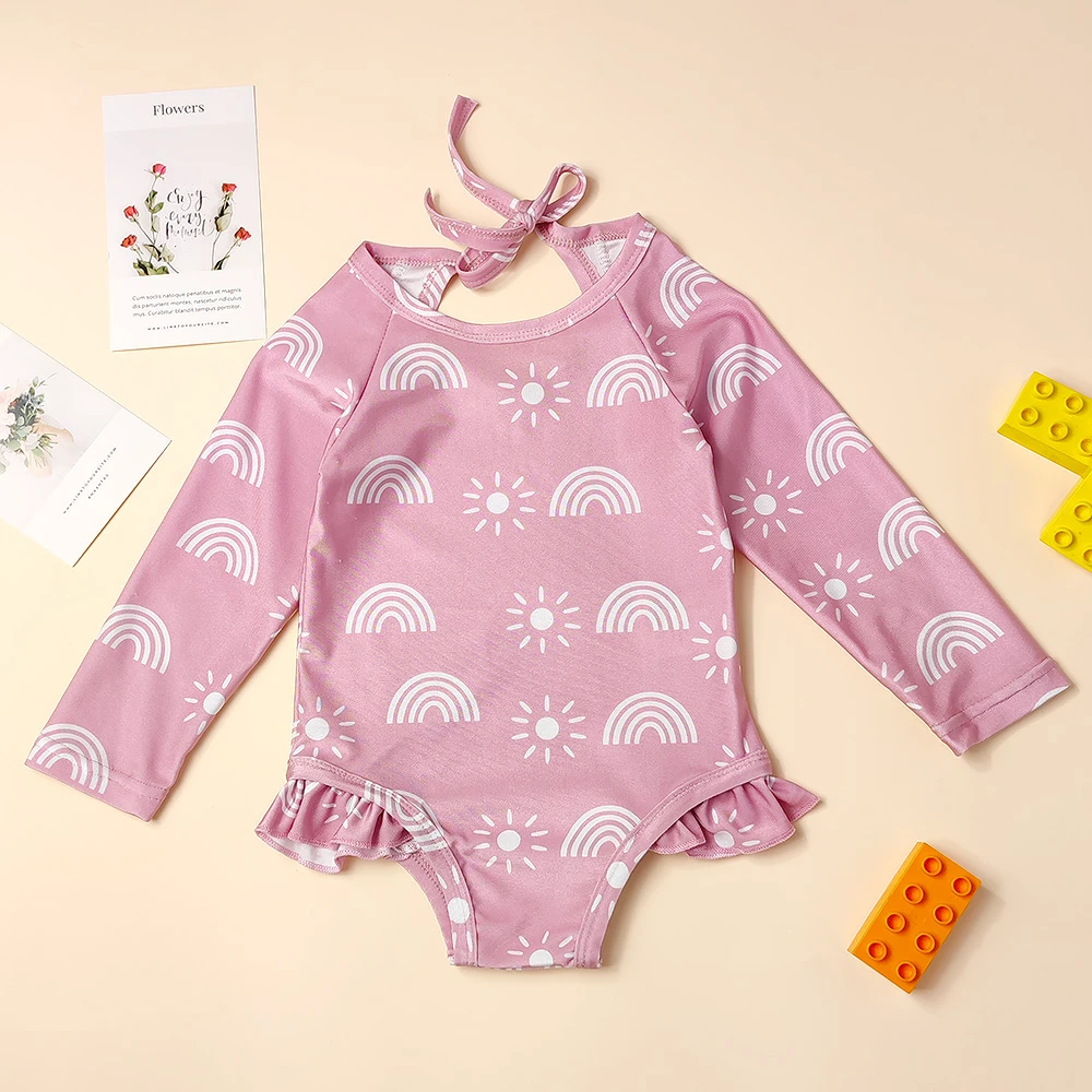 Flower Baby Girls Beach One Piece Summer Girl Swimming Wear AliExpress