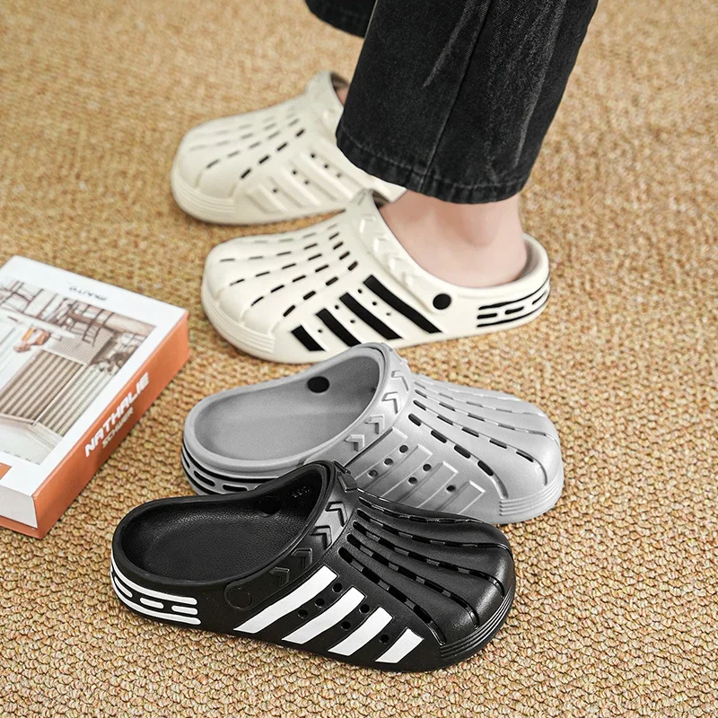 

Сандалии из пены ЭВА для мужчин и женщин, пляжные шлепанцы, сланцы, дышащие удобные, клоги, летняя модель