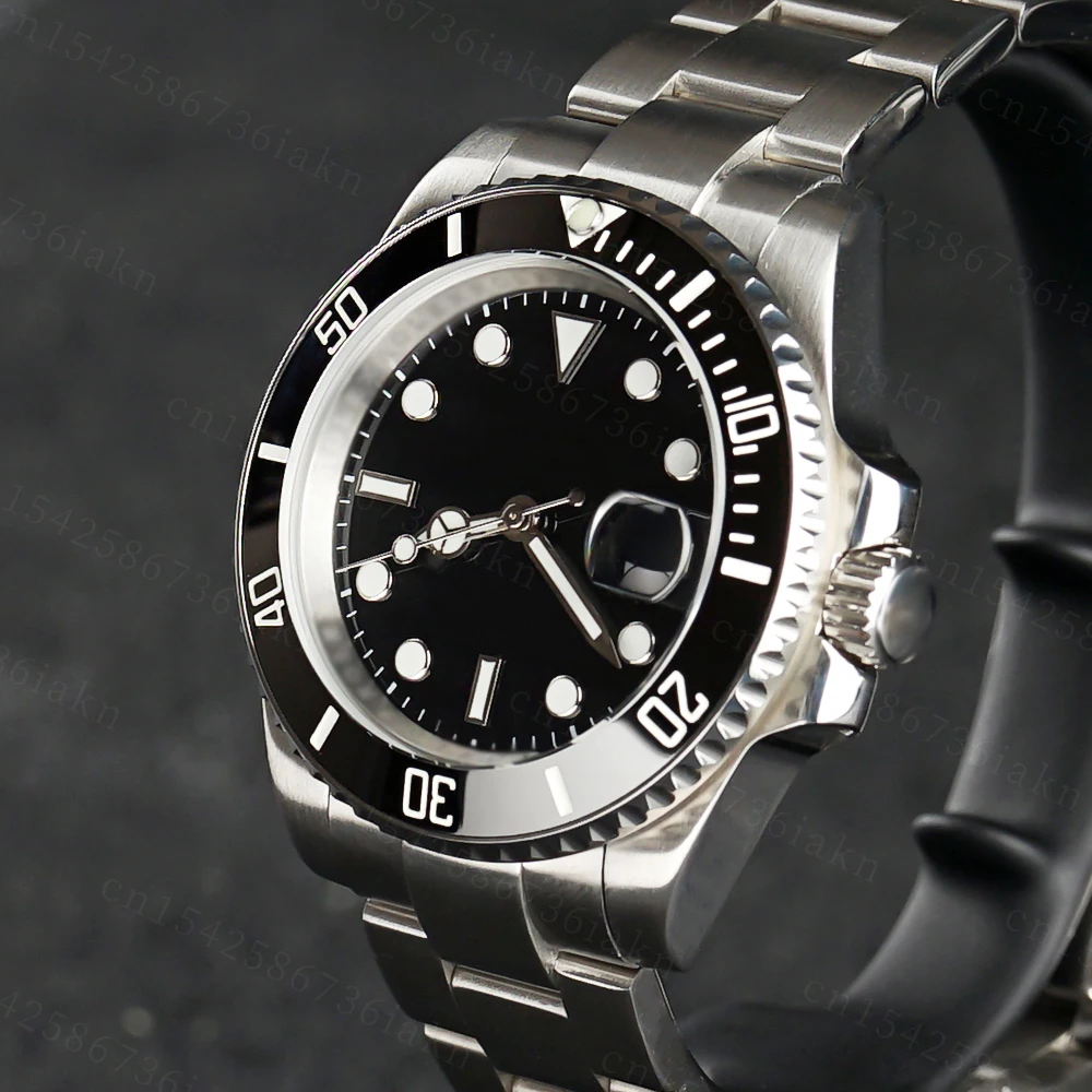 2022 Fashion New 40mm Men's Leisure Sports Sapphire Mirror Stainless Steel Material Waterproof Automatic Mechanical Watch