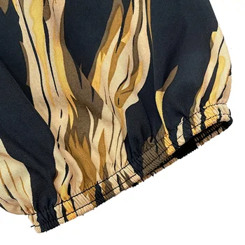 سراويل نوم نسائية واسعة الساق ، سراويل مخططة ، فضفاضة ومتعددة الاستخدامات ، كاجوال وعصري ، بنطال فانوس ، الصيف 3