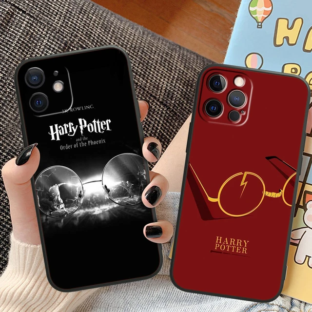 Harrys Potters Cartoon Cute Phone Case For Apple iPhone 14 13 12 11 XS XR X  8 7 6 6S 5 5S SE Pro Max Plus mini Black Cover - AliExpress