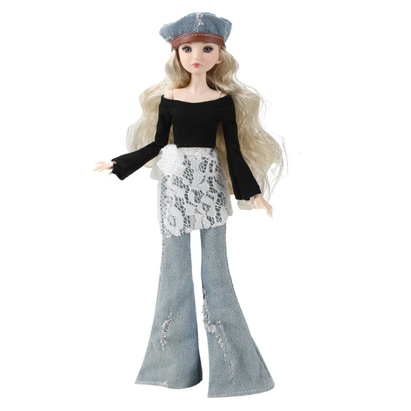 1/6 달콤한 소녀 인형 풀 세트 32cm 인형 의류 액세서리 포함 드레스업 장난감