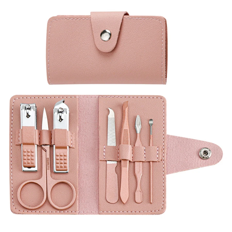 Nail Clipper Set Complete Set Of Household Nail Clippers Manicure And Beauty Tools Portable Clipper 7-piece nail clipper set
