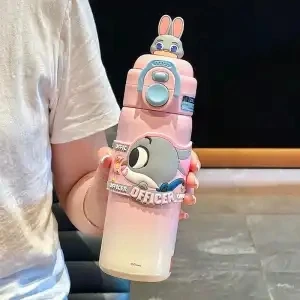 500ml Disney Zootopia Nick Judy Hopps Thermos Multi Functional