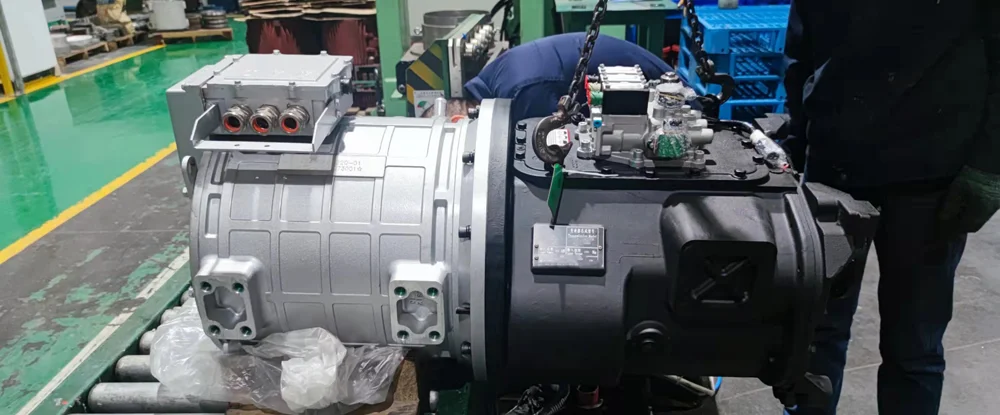 80KW 120KW 350KW 540V 650V EV water-cooled PMSM AC motor electric powertrain motor for car truck bus automakers