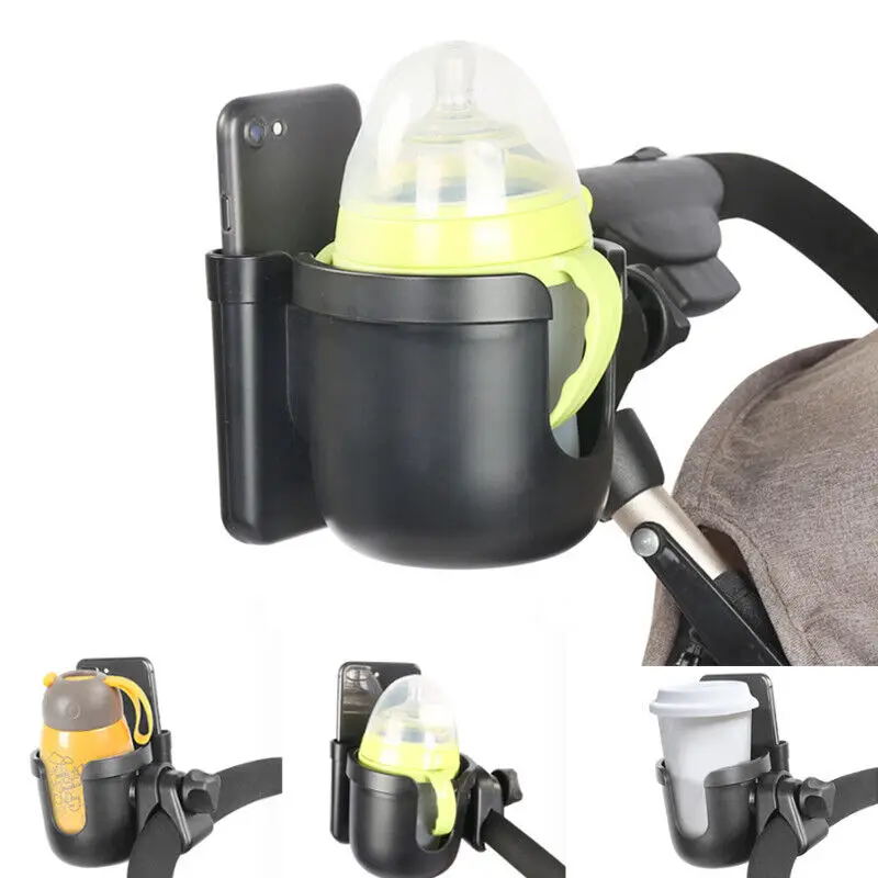 

Baby Stroller Accessories Cup Holder Children Tricycle Bicycle Cart Bottle Rack Plastic Stroller Cup Holder Mobile Phone Box