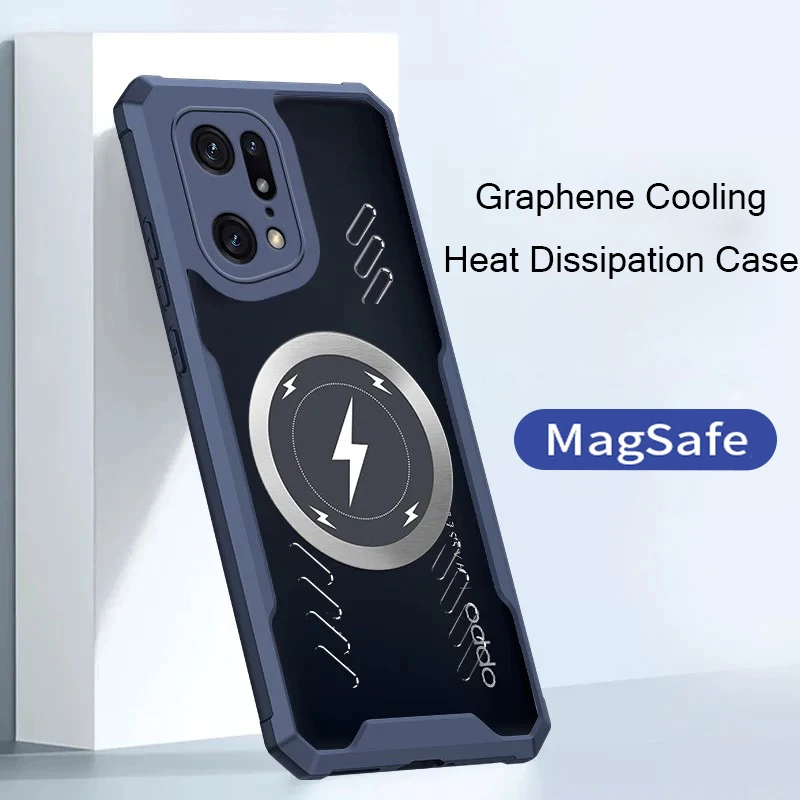 Enhanced Heat Dissipation Transparent Phone Case - Full Cover, Anti-Drop, Wireless Charging Compatible