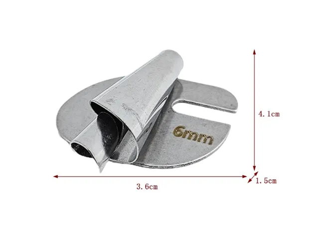 Set 8 Piedini Per Orlo Macchina Da Cucire - Piedini Premistoffa Da 3mm A 10mm In Acciaio - Foto 3