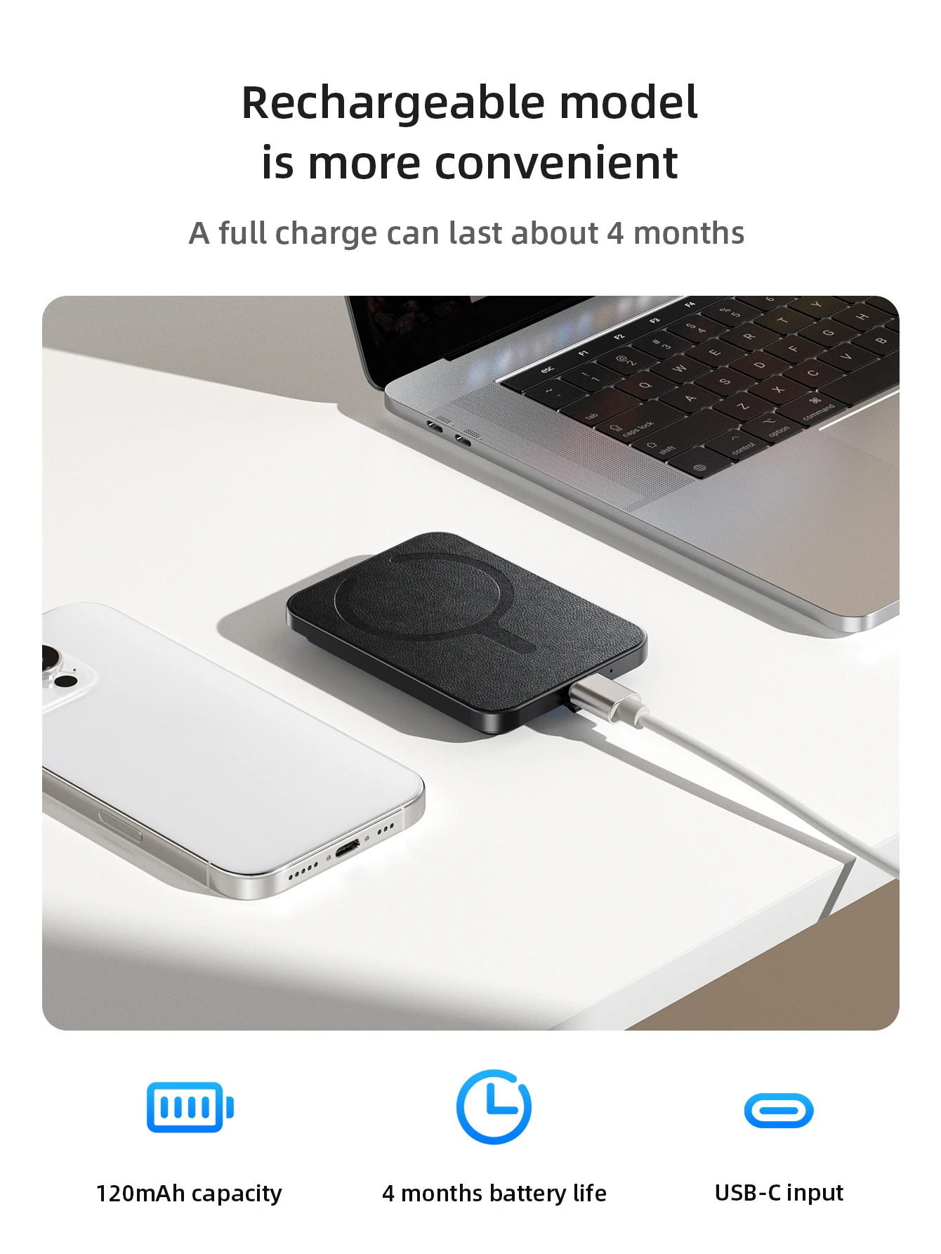 HOCO E91I Smart Magnetic Wallet Tracker (Apple Find My)