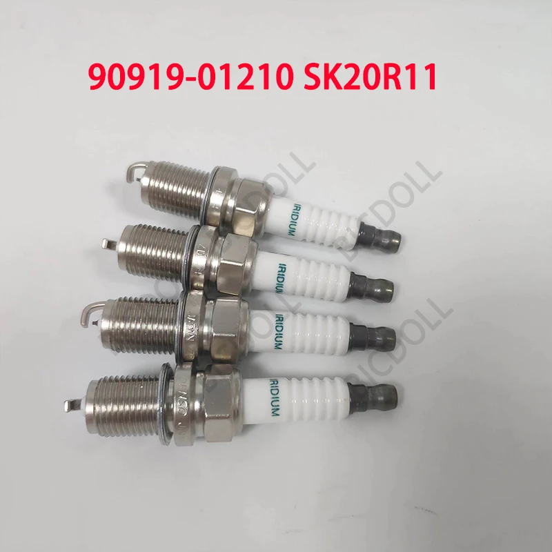 

4/6PCS Iridium Spark Plug 90919-01210 SK20R11 for Toyota Corolla Camry Avalon Lexus RX300 Volvo S60 Mercedes-Benz C230 C32 AGM