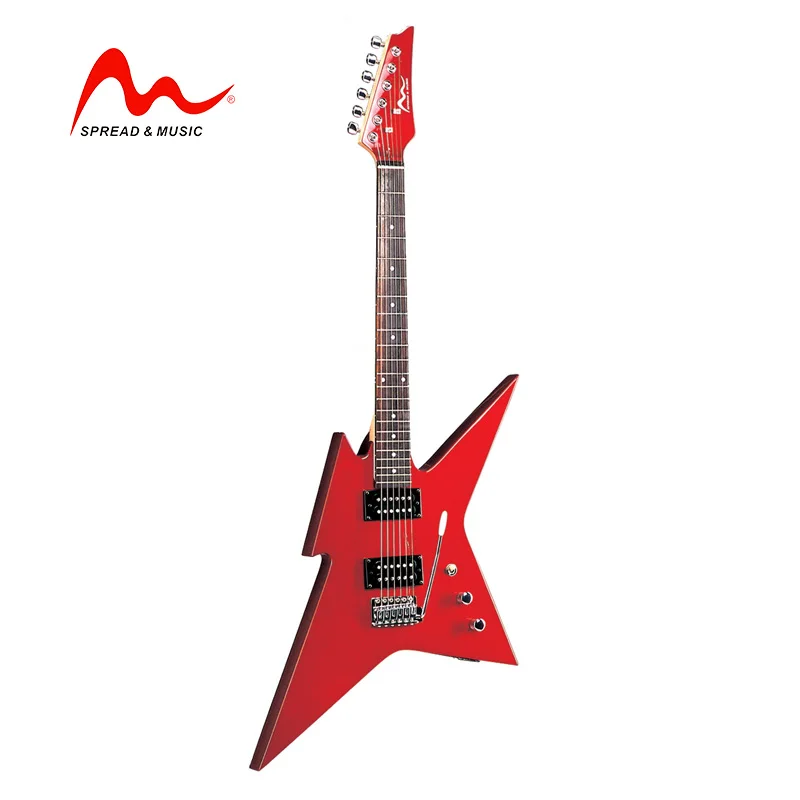 

cool shaped electric guitar Wholesale high quality OEM electric bass EG-A19