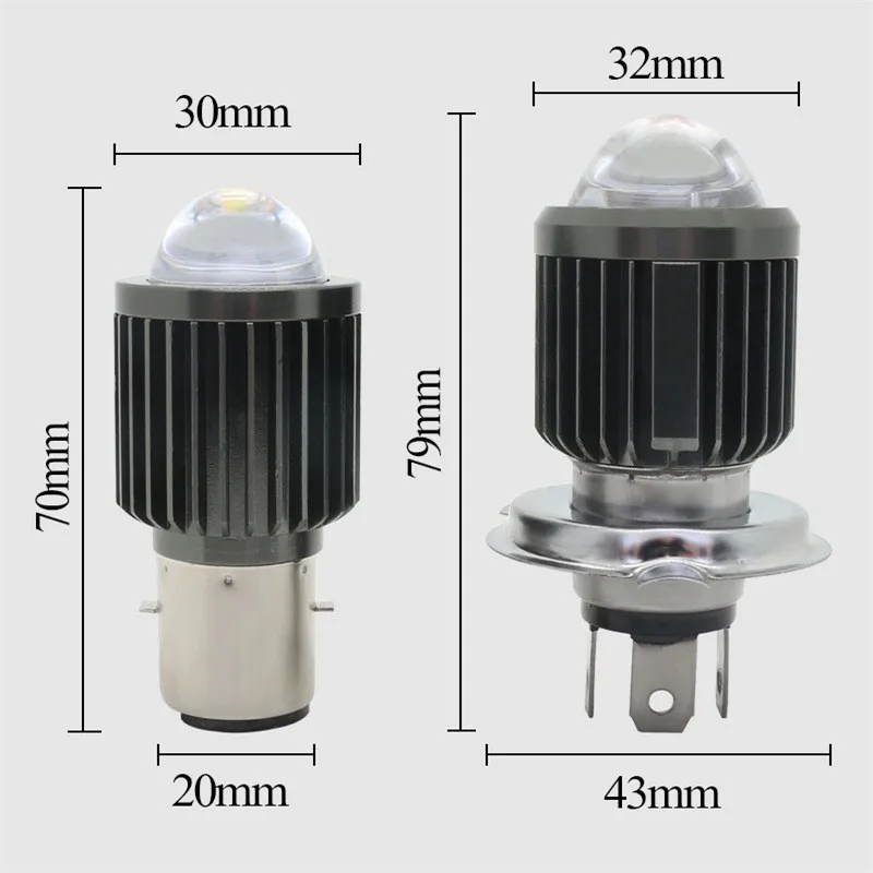 Motorcycle Headlight p15d led H4 LED motorcycle Headlight High low light BA20D H6 led motorcycle Headlamp Fog lamp Spotlight 12v white yellow Scooter