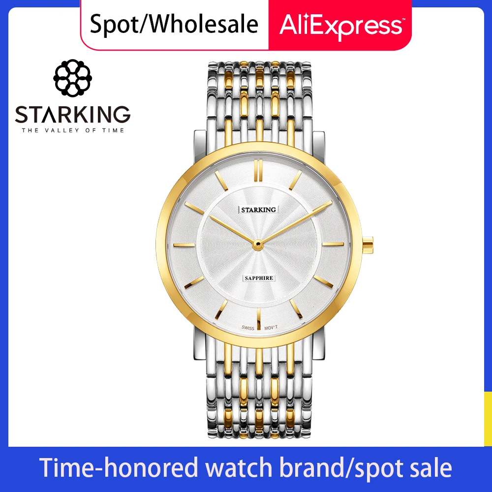 

Starking Men's Wristwatch Clock Men Quartz Wristwatches Mens Watches Top Brand Luxury Brand Vintage Watch for Man a Minimalist