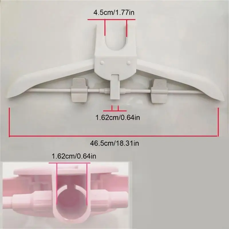 Foldable Garment Hanger Garment Hanger for Steaming Clothes Universal 6
