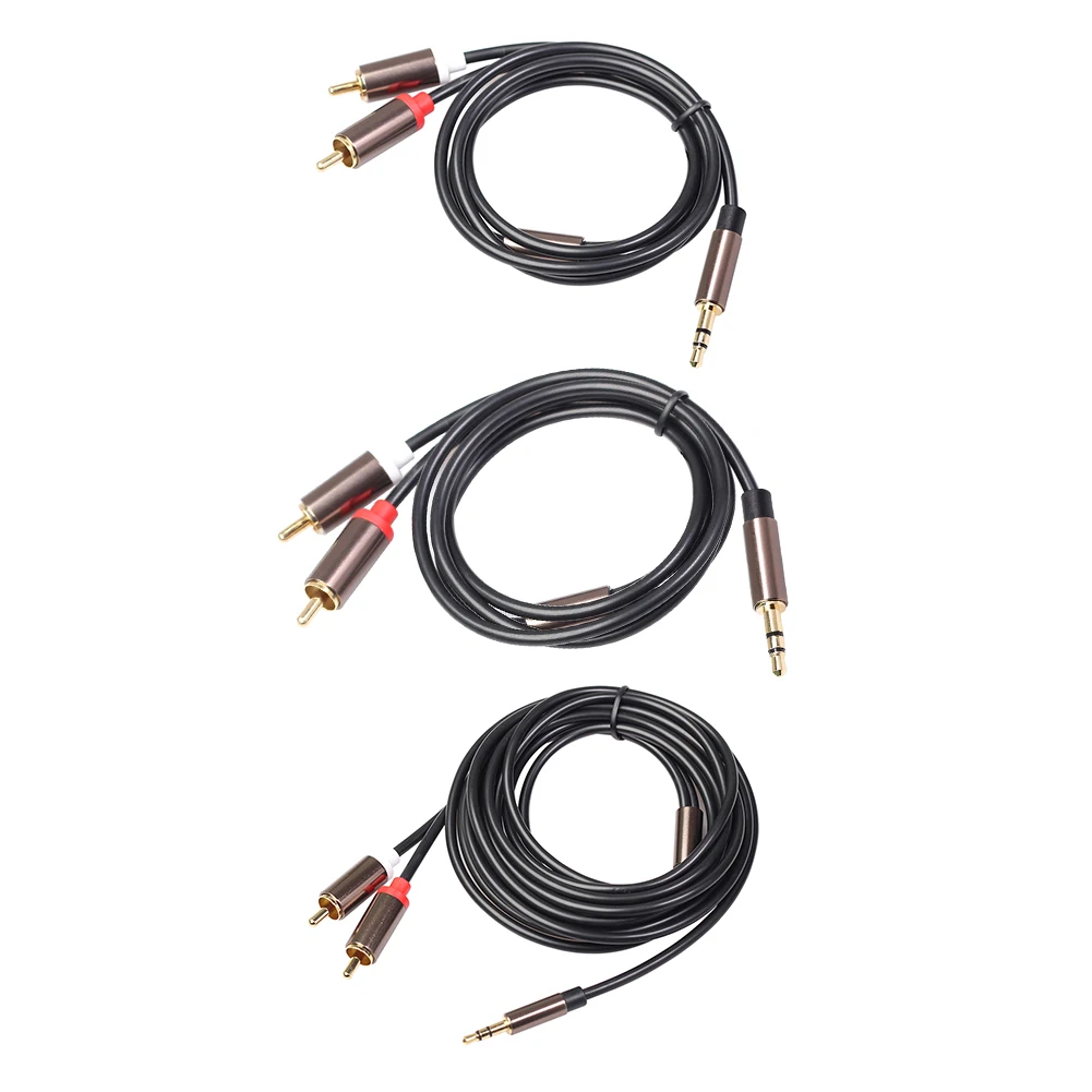 1/8 -2RCA  й, 3.5mm -2 RCA AUX  ̺, 3m