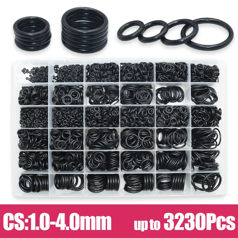 3230p Nitrile Rubber Oring NBR Seal Gasket CS 1/1.5/2.0/2.4/3.1/4.0mm Car Auto Vehicle Repair Oil Resistant O Ring rubber gasket rubber o rings