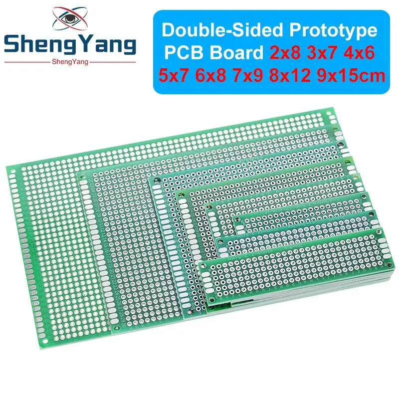 TZT%209x15%208x12%207x9%206x8%205x7%204x6%203x7%202x8%20cm%20Double%20Side%20Prototype%20Diy%20Universal%20Printed%20Circuit%20Board%20Protoboard%20For%20Arduino%20-%20Image%203
