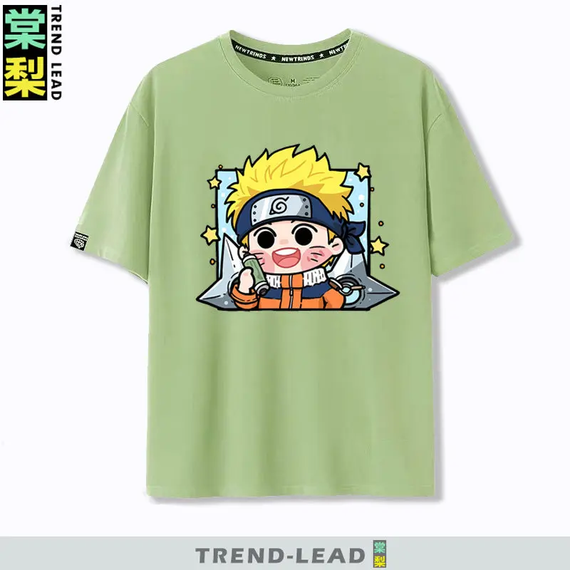 Kids' Trendy Naruto Cartoon Character Short Sleeve T-Shirt