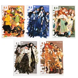 Meaning of Encounter Vintage Character Stickers - Creative DIY Journal Material Collage Stationery (Set of 5)