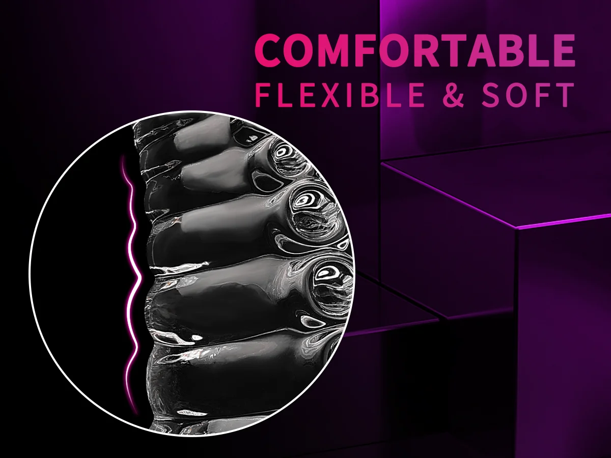 Crytal 7,5 pollici Realitic Tentacle Dildo stimolatore del clitoride Squid G Spot plug anale Maturbatore per le donne Me_voghion.com