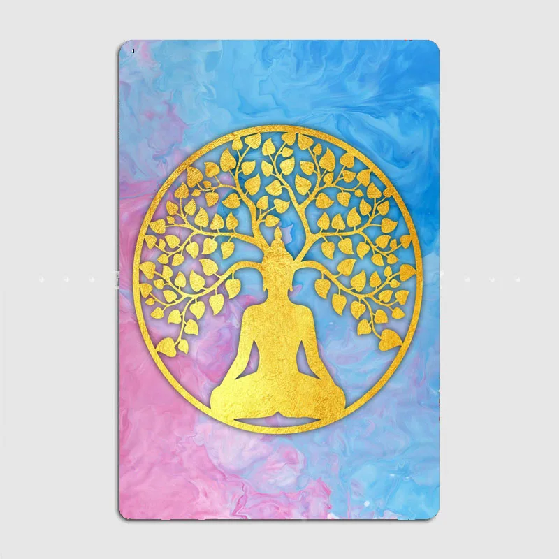 

10 Quotes yoga 10 Metal Plaque Pub Painting Wall Mural Printed Sign Tin Sign Poster cat