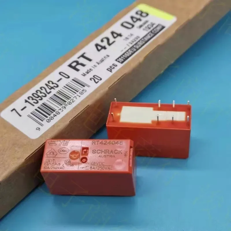 

1 шт./партия, реле RT424048 48 В постоянного тока, 8 контактов