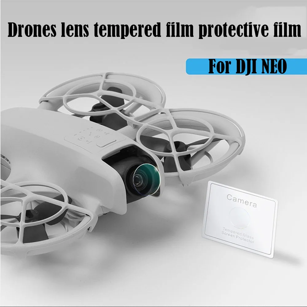Drone Camera Lens Tempered Film for DJI Neo 9H Tempered Glass Anti-Scratch Film Protector Film for DJI NEO Drone Accessories