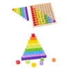 Montessori Educational Wooden Math Toys For Kids Children Baby Toys 99 Multiplication Table Math Arithmetic Teaching Aids 5