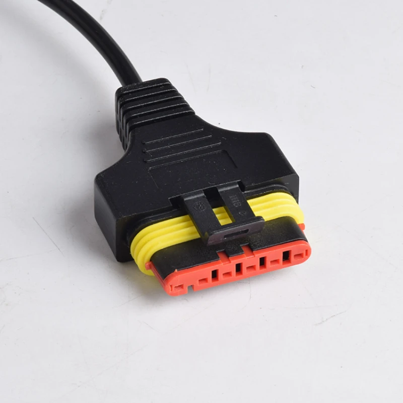 

OBD 6 PIN To 16PIN Cable for Benelli 6pin Motorcycle Transfer Cord Motorcycle Diagnostic Scanner Convert OBD2 16 PIN Connector