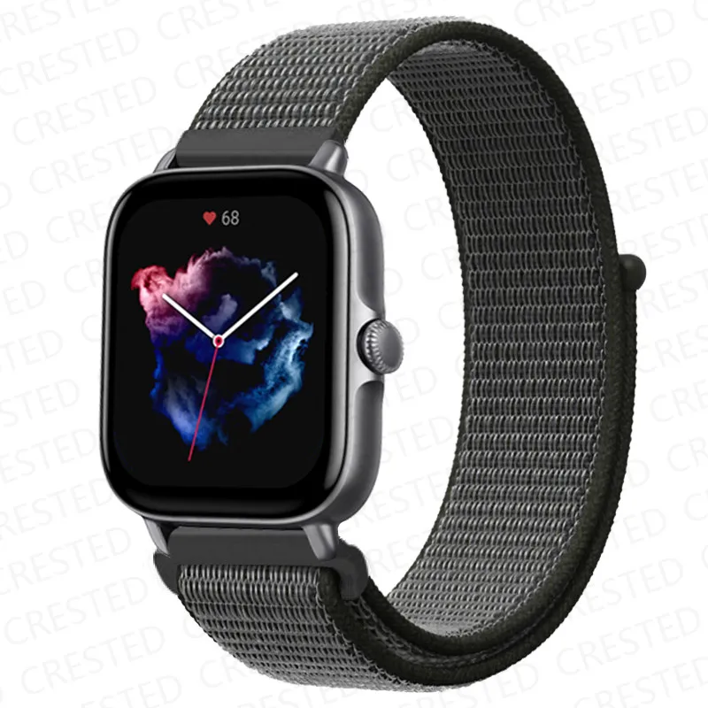 Nylon Sport Watch Band Bracelet - 20mm/22mm Adjustable Strap