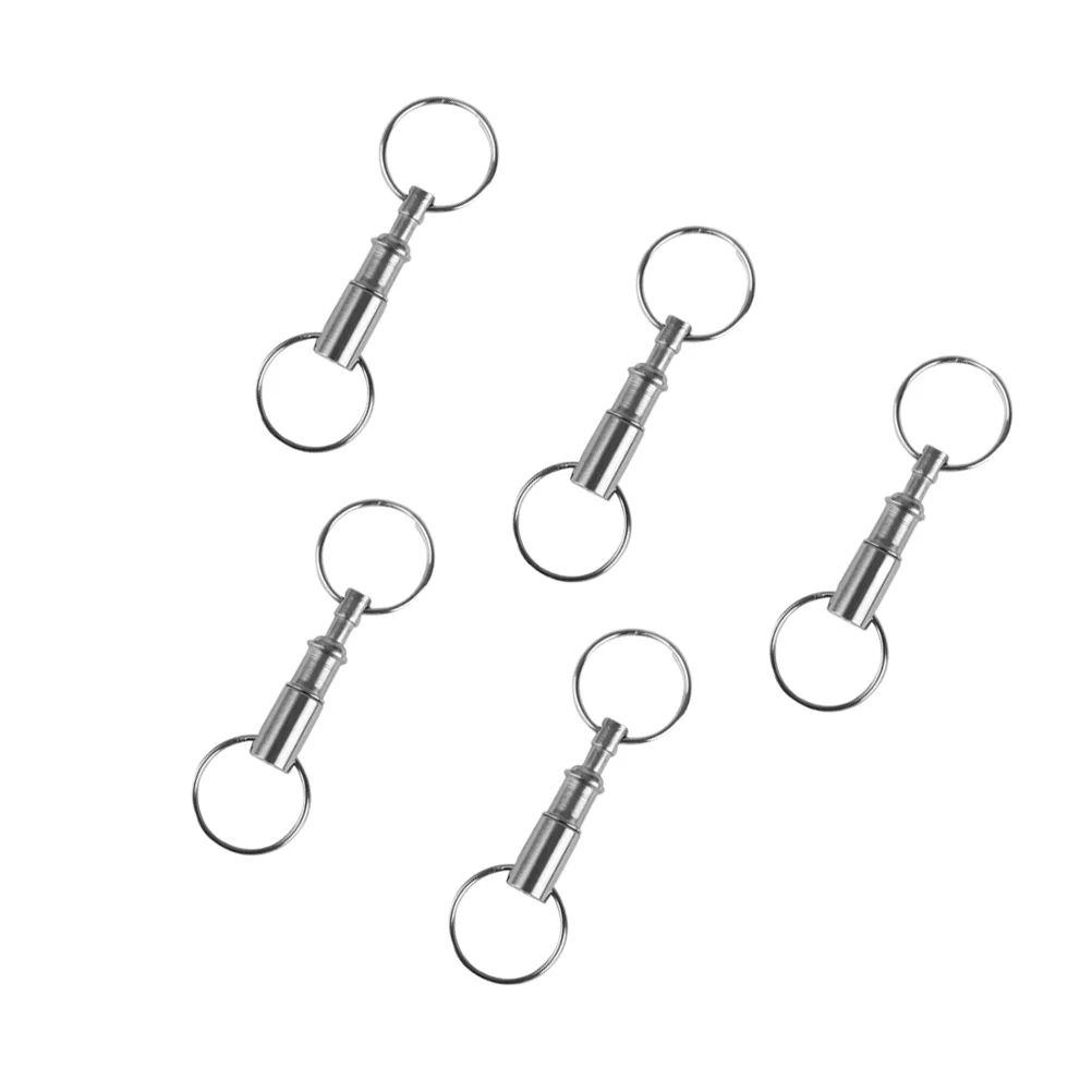 

15 Pcs Removable Keychain Ring Creative Gift Keyrings Pendant Hanging Keychains