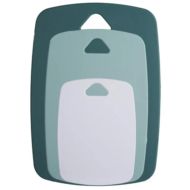 

Food Slice Cut Chopping Block Non-slip Hang Hole Cutting Board For Meat Vegetables Fruits Cheese Kitchen Gadget Cooking Tools