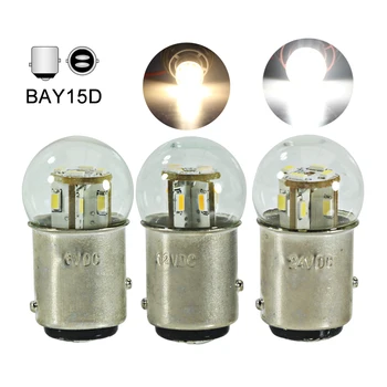 Led Interni Coche Luce Su Auto S25 P21/5W 1157 BAY15D 6v 12v 24v 36v 48v Canbus Auto Freno Lampada di Coda Backup Indicatori di direzione Lampadina