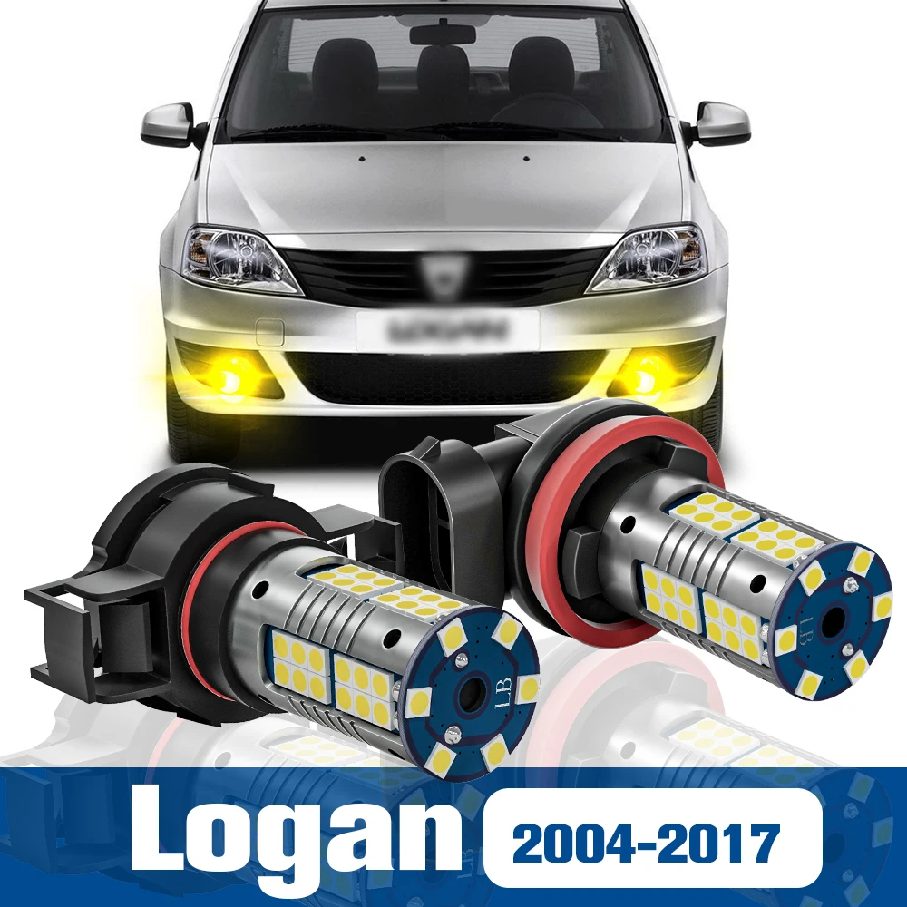 

2pcs LED Fog Light Blub Lamp Accessories Canbus For Dacia Logan 1 2 2005 2006 2007 2008 2009 2010 2011 2012 2013 2014 2015 2016
