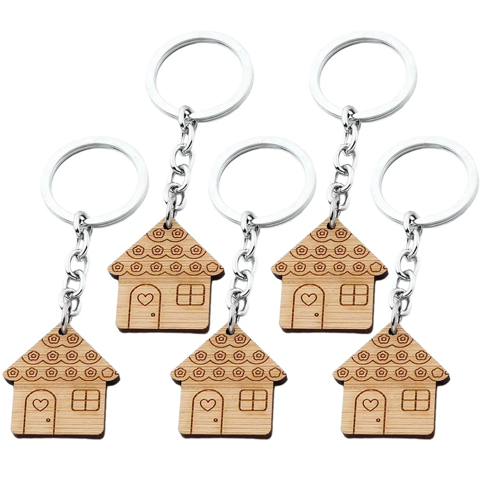 

5 шт., деревянные подвески для детей