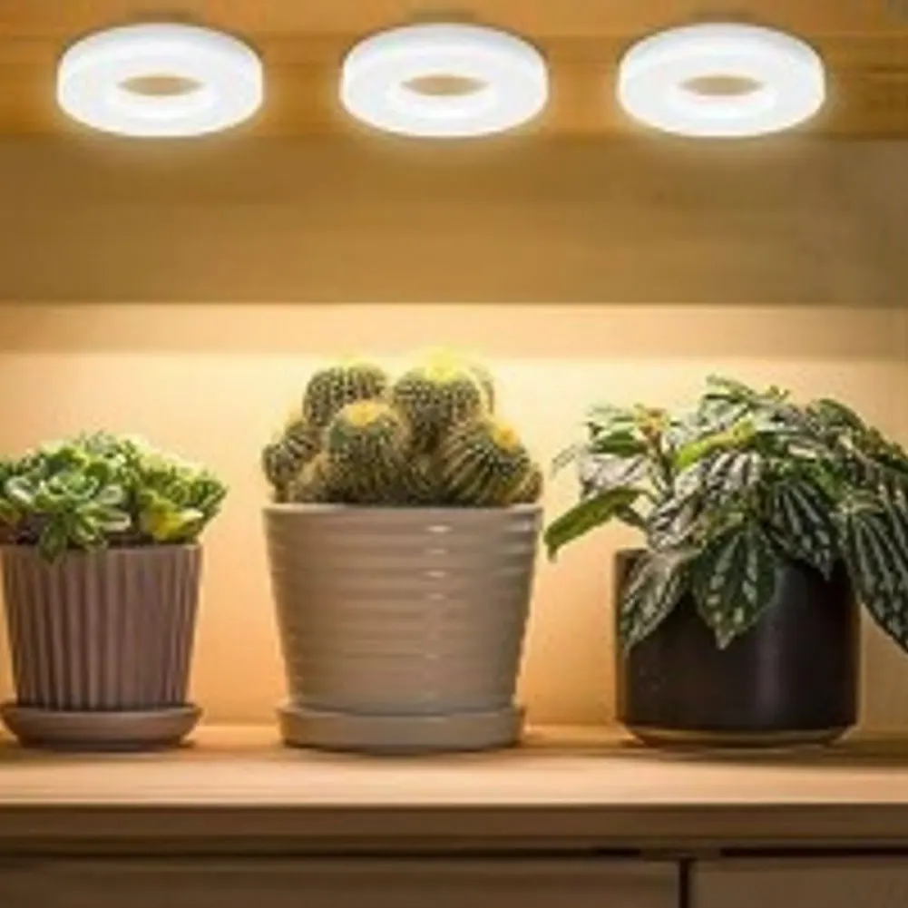 Description Picture 6 of itemFull Spectrum Ceiling Grow Light 3/9/12H Timer Plant Growing Lamp 4 Dimmable Levels Under Cabinet Plant Lamp for Indoor Plants