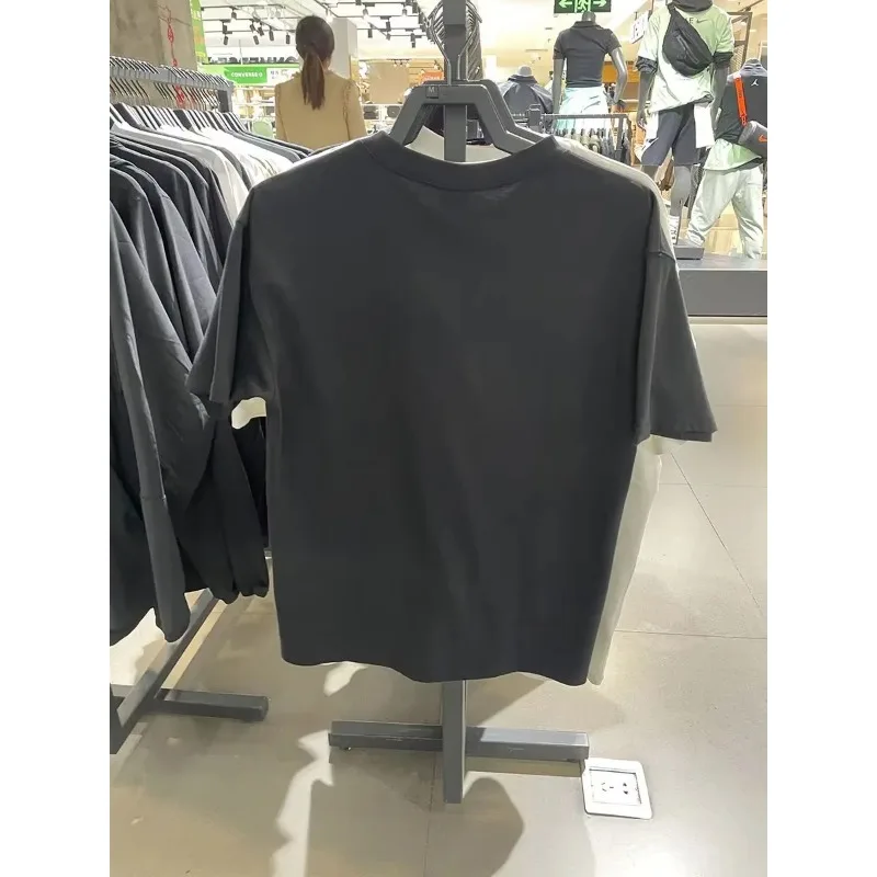 Outdoor Sports Performance Tee-Unisex Cotton Short Sleeve-Summer Loose Fit Breathable Activewear Top