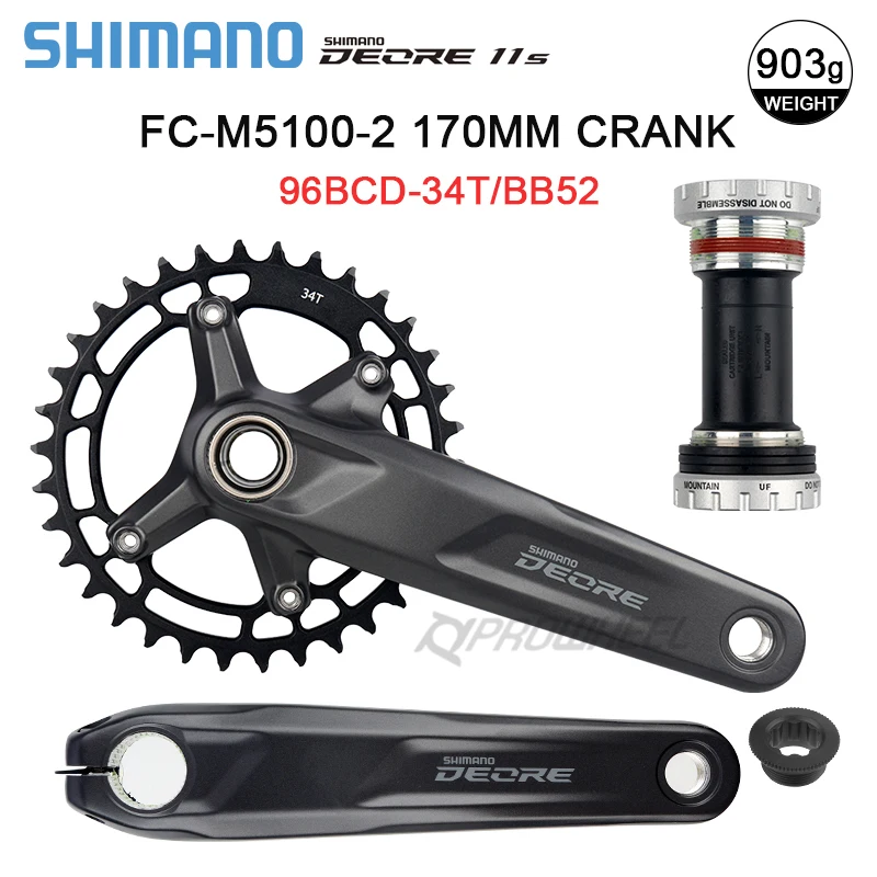 シマノ Deore FC M5100 クランクセット 1x11 スピード MTB