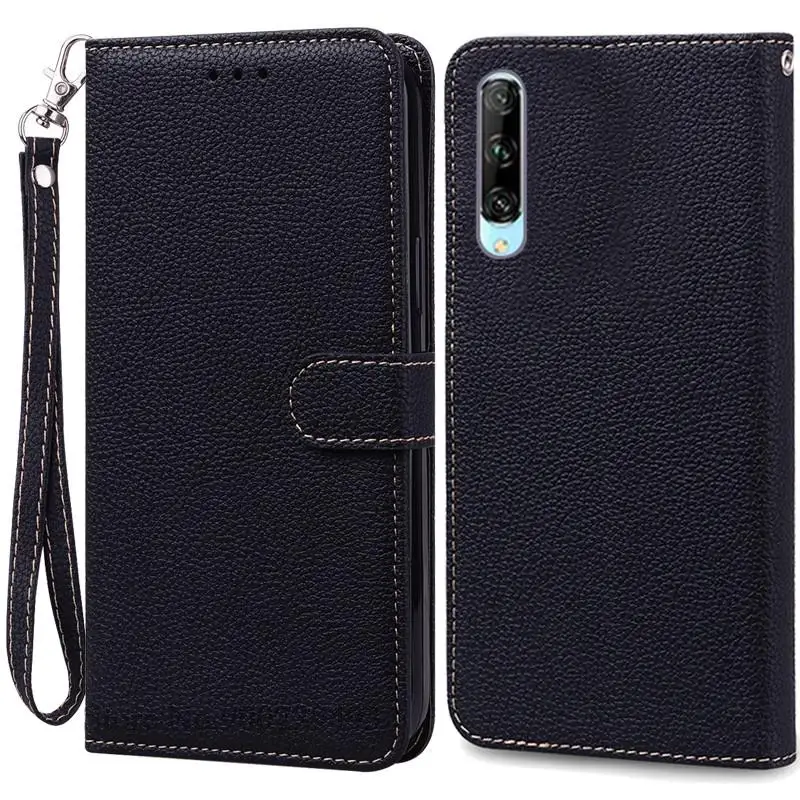 Huawei P Smart Pro Soft Silicone Wallet Flip Phone Cover