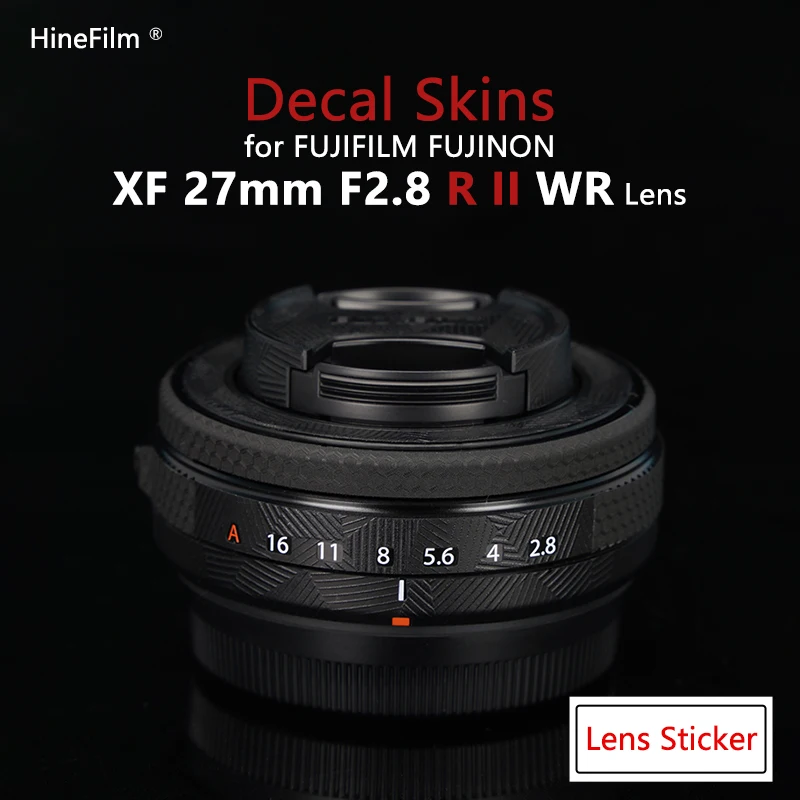 Fuji XF F2.8 II Lens Premium Decal Skin for FUJIFILM Fujinon XFmm F2.8  RII WR Lens Protector Anti scratch Cover Film Sticker